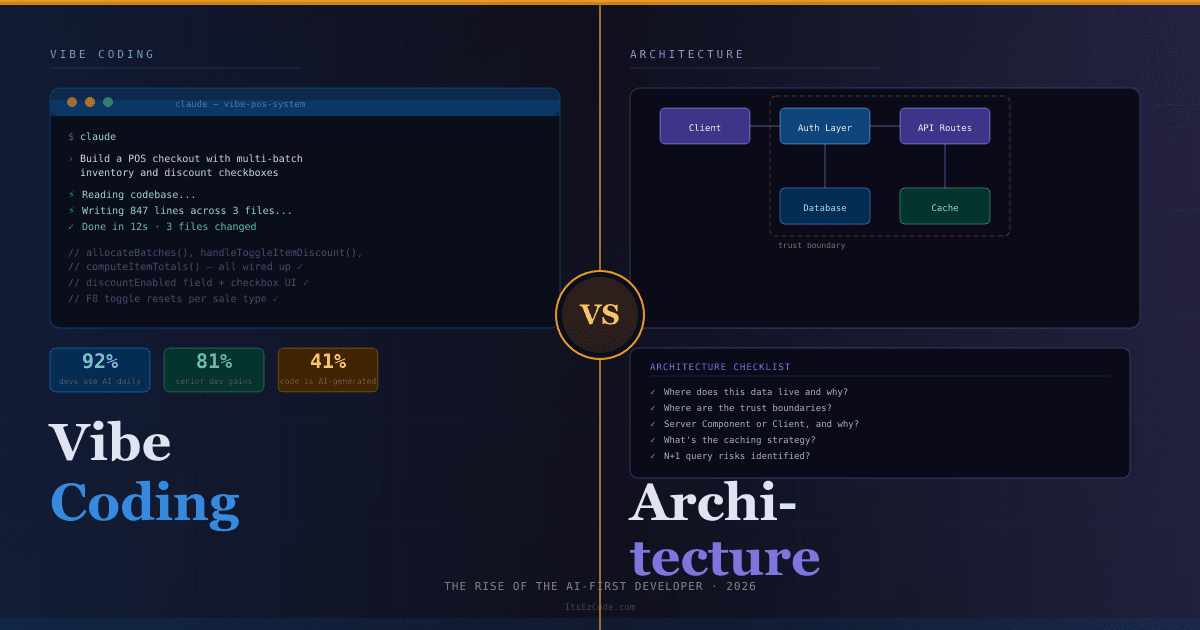 "Vibe Coding" vs. Architecture: The Rise of the AI-First Developer